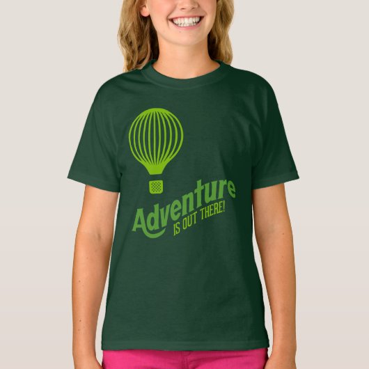 Adventure is out there 2 tシャツ (正面)