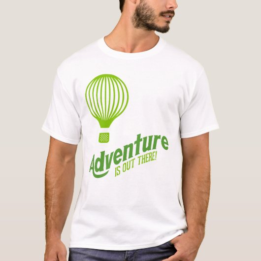 Adventure is out there 2 tシャツ (正面)