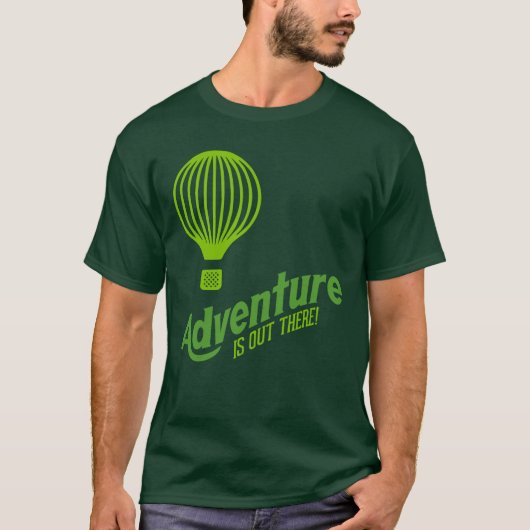 Adventure is out there 2 tシャツ (正面)