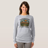 Adventure is Out There T-Shirt Design | Inspiring  Tシャツ (正面フル)