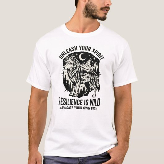 Adventure Map Paw Shirt – Journey Within Graphic  Tシャツ (正面)