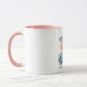 Adventure Mom Watercolor Mountain Mug マグカップ (左)