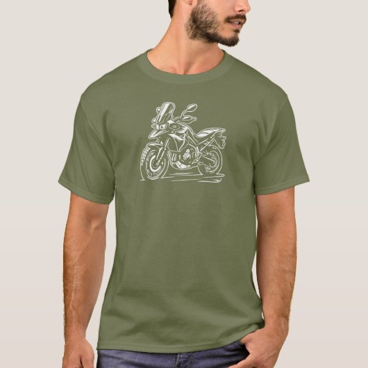 Adventure Motorcycle T-Shirt Tシャツ (正面)