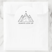 Adventure Mountain Always Look Up ステッカー (バッグ)