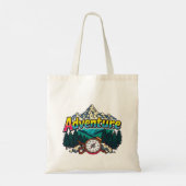 Adventure Mountain – Outdoor Hiking Nature Design  トートバッグ (裏面)