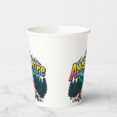 Adventure Mountain – Outdoor Hiking Nature Design  紙コップ (左)