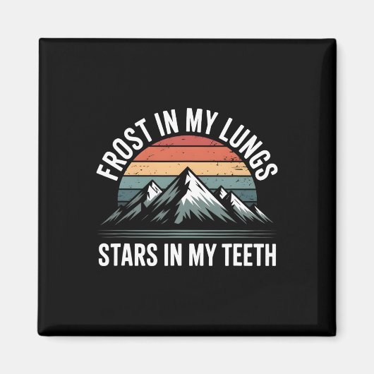 Adventure Mountain Range Climbing Peaks Explorer V マグネット (正面)