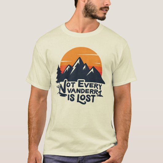 Adventure Mountain Sunrise Tee Tシャツ (正面)