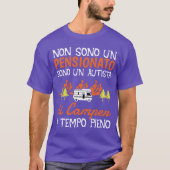 Adventure Not Retired Camper Driver Camping Car fa Tシャツ (正面)