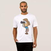 Adventure Photographer Boy with Camera Tシャツ (正面フル)