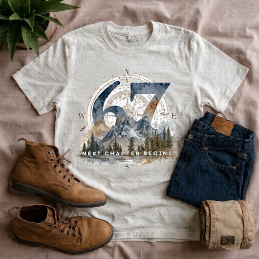 Adventure Retirement 67 T-Shirt- Gift for men Tシャツ