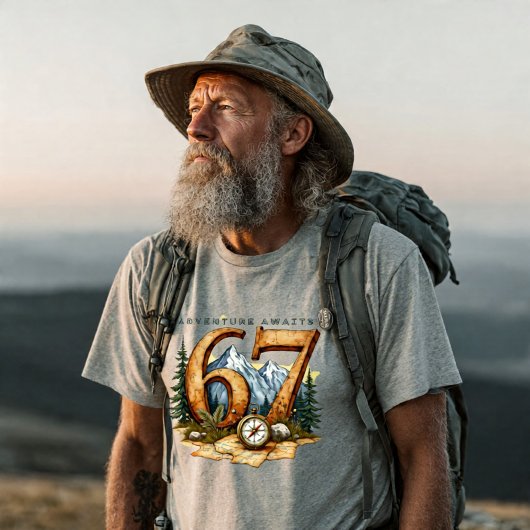 Adventure Retirement 67 T-Shirt – Travel & Outdoor トライブレンドＴシャツ