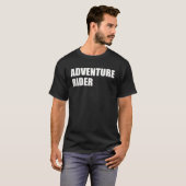 Adventure Rider for Adventure Bike MotorcycleTouri Tシャツ (正面フル)