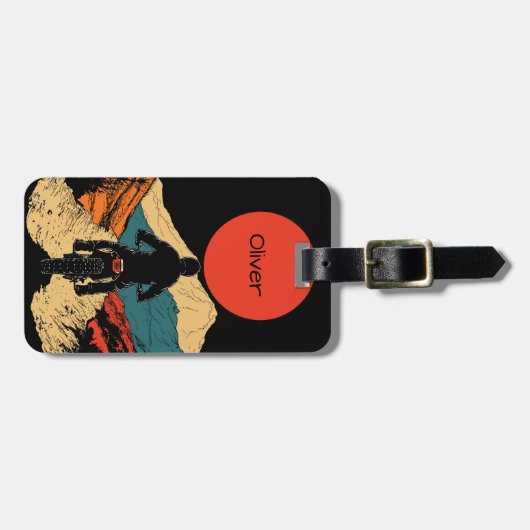 Adventure Rider Illustration ラゲッジタグ (正面横)