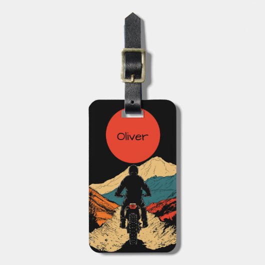 Adventure Rider Illustration ラゲッジタグ (正面縦)