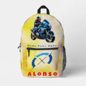 Adventure Riders Club Backpack プリントバックパック (正面)