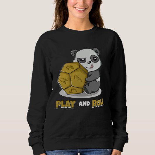 Adventure RPG Dice Fantasy Roleplaying Gamers スウェットシャツ (正面)