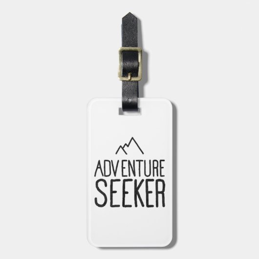 Adventure Seeker ラゲッジタグ (正面縦)