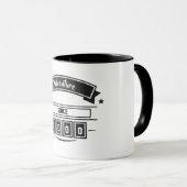 Adventure Since [Year] Custom Coffee  マグカップ (正面右)