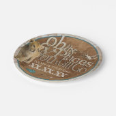 Adventure Theme Party Plate ペーパープレート (アングル)