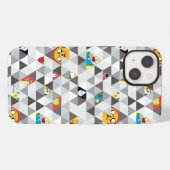 Adventure Time | 三角形キャラクターパターン iPhoneケース (裏面横)