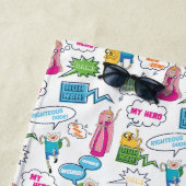 Adventure Time | Character Call-Out Pattern ビーチタオル (インサイチュ)
