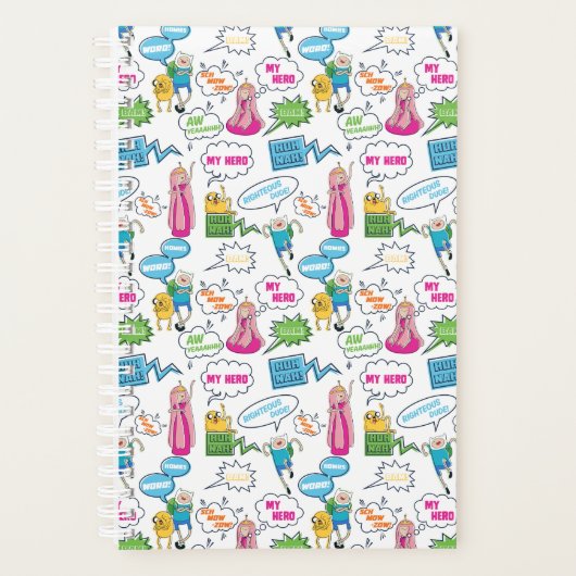 Adventure Time | Character Call-Out Pattern プランナー手帳 (正面)