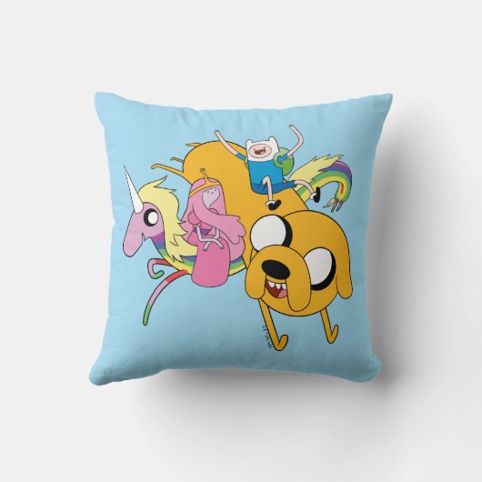 Adventure Time | Lady, Bubblegum, Finn, & Jake クッション (裏面)
