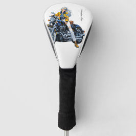 Adventure Time Motorcycle Rider Golf Head Cover ゴルフヘッドカバー