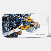 Adventure Time : Motorcycle rider iPhone 13 case Case-Mate iPhoneケース (裏面 (横))