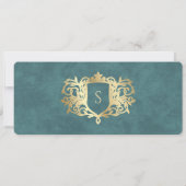 Adventure Travel Boarding Pass Baby Shower 招待状 (裏面)