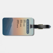 Adventure Travel Hiking Wilderness Gear ラゲッジタグ (裏面横)