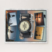 Adventure Travel Keepsake Photo Collage ジグソーパズル (横)