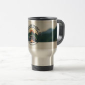 Adventure Travel Tumbler–Stainless Steel Mountain トラベルマグ (正面右)
