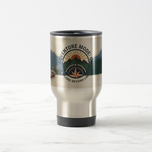 Adventure Travel Tumbler–Stainless Steel Mountain トラベルマグ (中央)