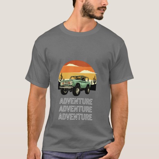 ADVENTURE VINTAGE POD ファミリー Tシャツ (正面)