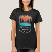 Adventure Wanderlust Seeking Traveler Camping Natu Tシャツ (正面)