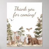 Adventure Woodland Animals Thank for 来's ポスター (正面)