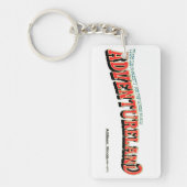 Adventurelandの遊園地、Addison、IL キーホルダー (正面)