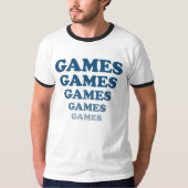 Adventurelandの"ゲームのゲームのゲーム"のワイシャツ Tシャツ (正面)