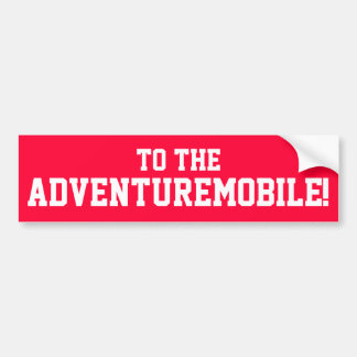 Adventuremobileに! バンパーステッカー