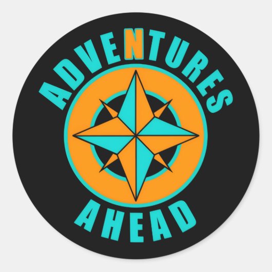 Adventures Ahead Classic! ラウンドシール (正面)