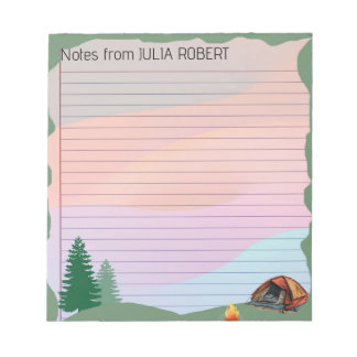 Adventures Await: Camp Notepadからのメモ ノートパッド