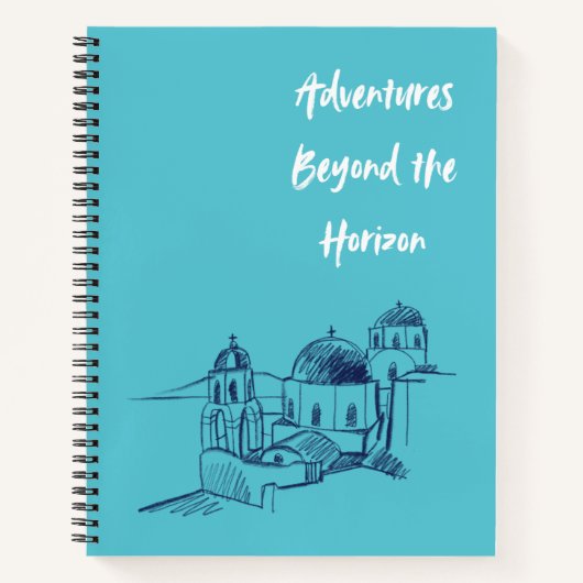 Adventures Beyond the Horizon Travel Journal ノートブック (正面)