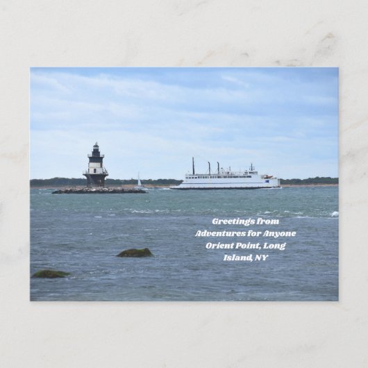 Adventures for Anyone Orient Point, LIポストカード ポストカード (正面)