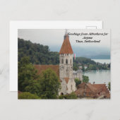 Adventures for Anyone Postague Thun(スイス) ポストカード (正面/裏面)
