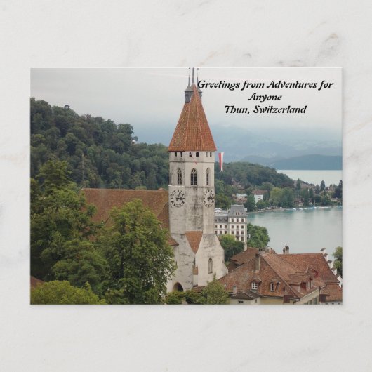 Adventures for Anyone Postague Thun(スイス) ポストカード (正面)