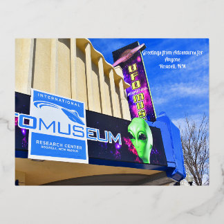 Adventures for Anyone Roswell, NMはがき 箔シーズンポストカード