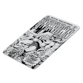 'Adventures into the Unknown' Lite Grey Magnet マグネット (左側)