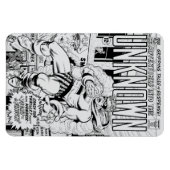 'Adventures into the Unknown' Lite Grey Magnet マグネット (横)